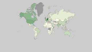 Carte des pays par dépenses touristiques internationales Thumbnail