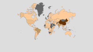 Production mondiale de tabac par pays Thumbnail