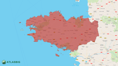 Carte de Bretagne Thumbnail