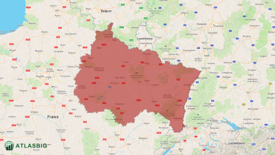 Carte du Grand Est Thumbnail