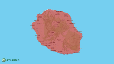 Carte de La Réunion Thumbnail