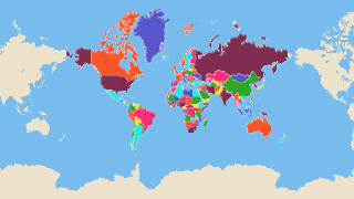 Liste et carte des pays Thumbnail